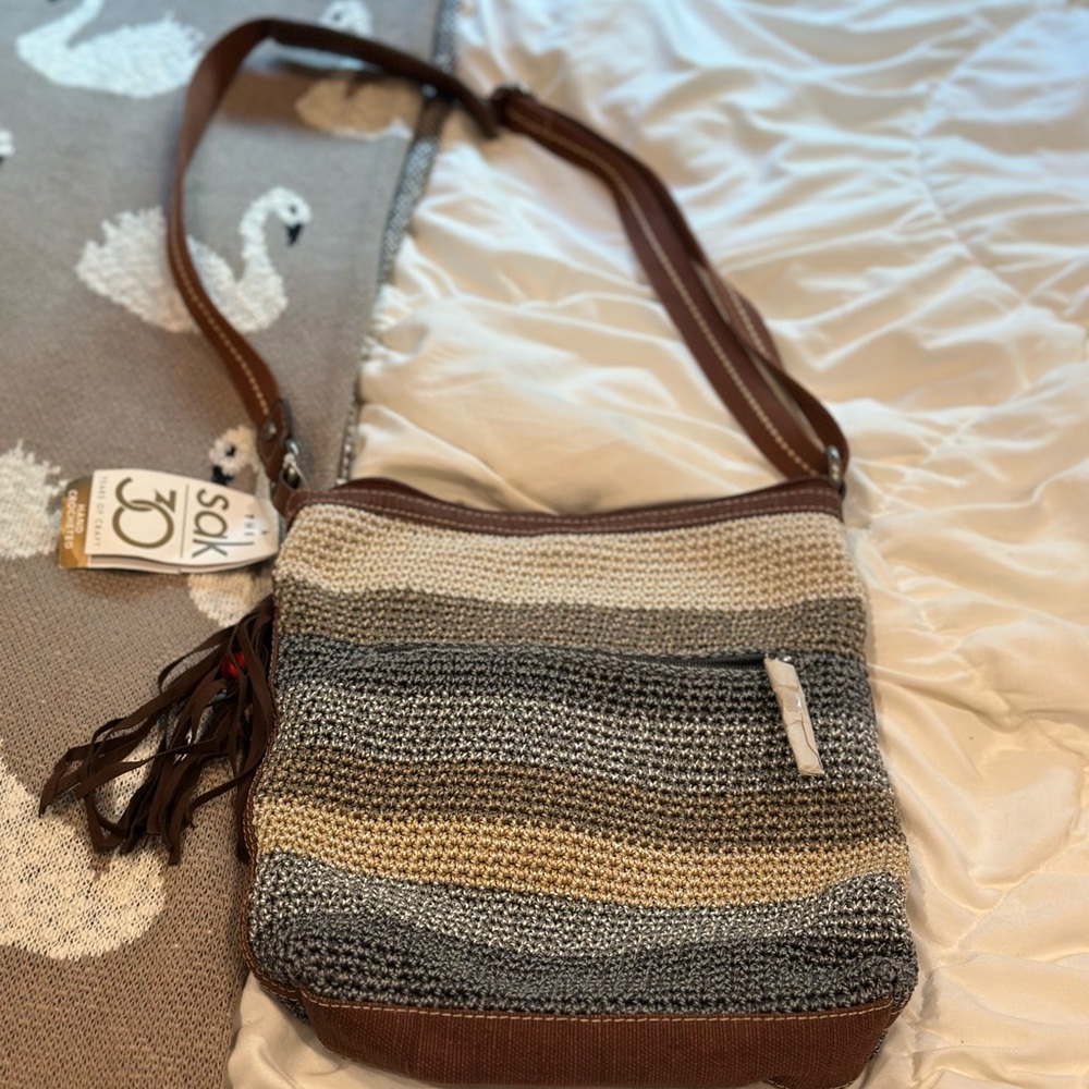 The Sak Crochet Crossbody Purse